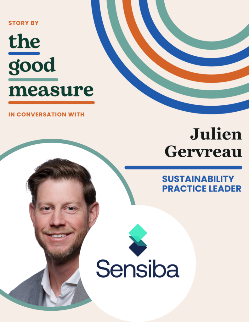 ESG Reporting to Strengthen Your Bottom Line and Brand: A Q&A with Sensiba Sustainability Practice Leader Julien Gervreau