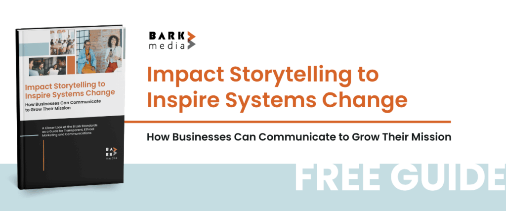 Impact storytelling to inspire systems change free guide graphic